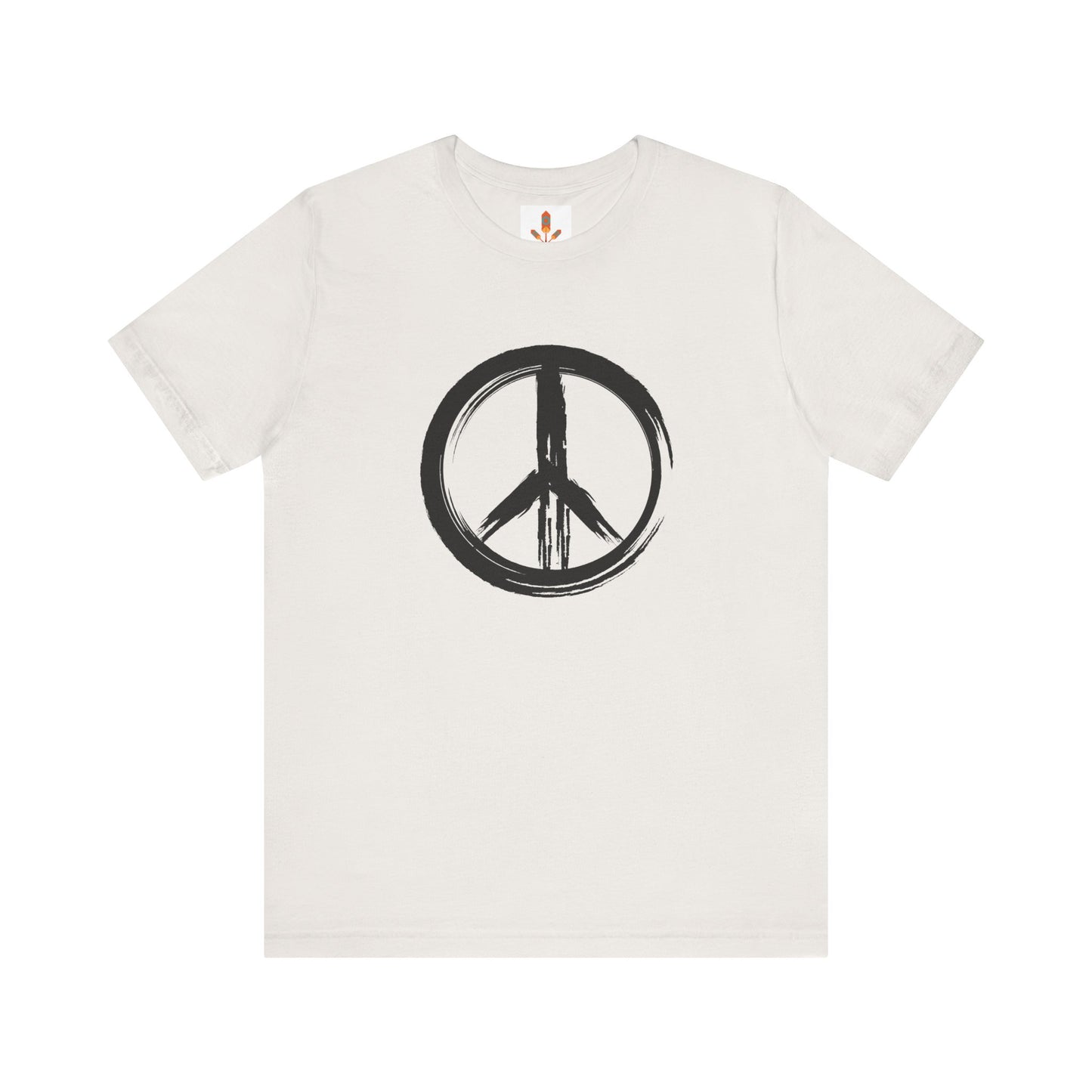 Brush Strokes Peace Sign T-shirt