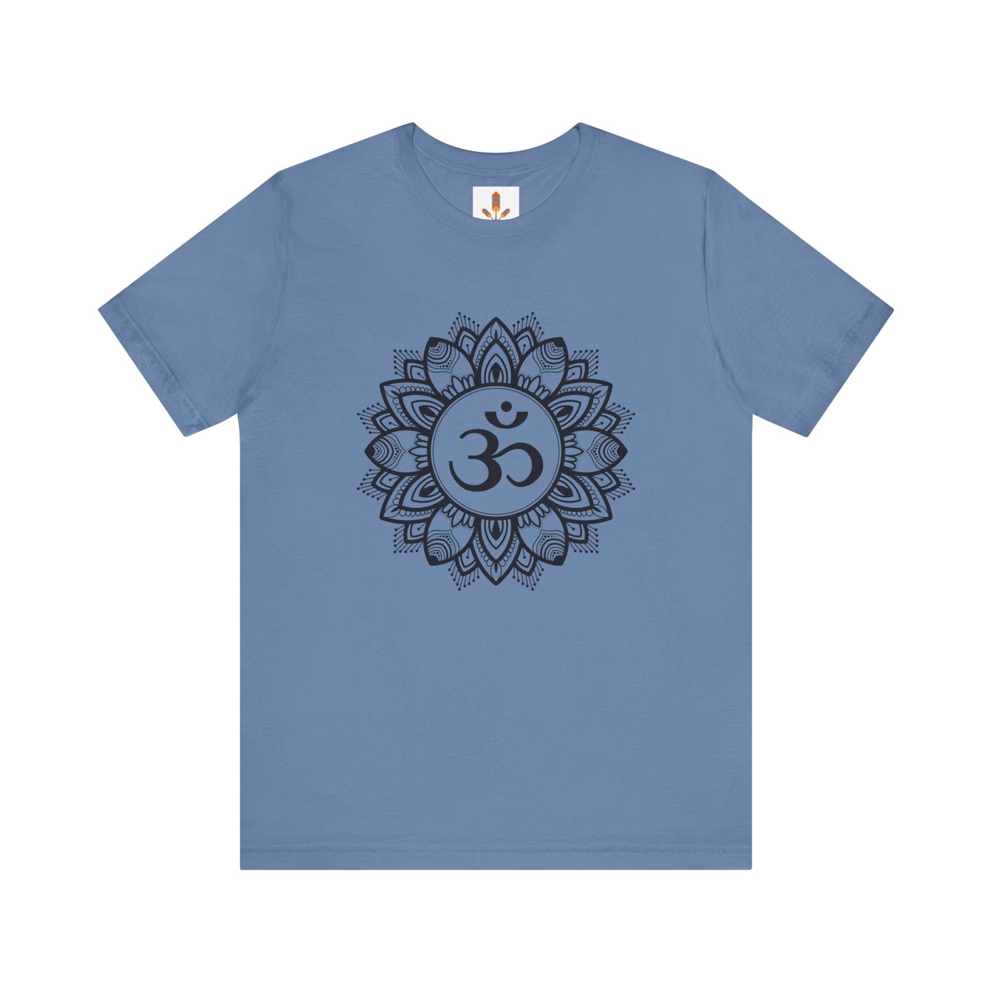 Om in Lotus Mandala T-shirt