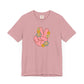 Peace Hand Sign with Flowers T-shirt