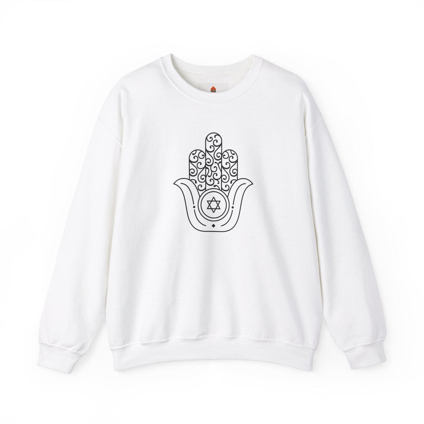 David Star in Hamsa Hand Sweatshirt