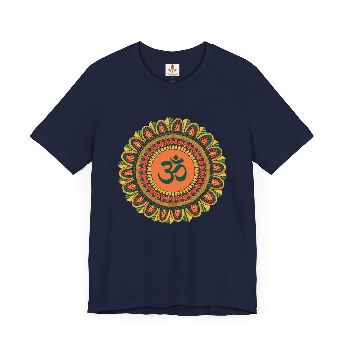 Om Multicolor Mandala T-shirt