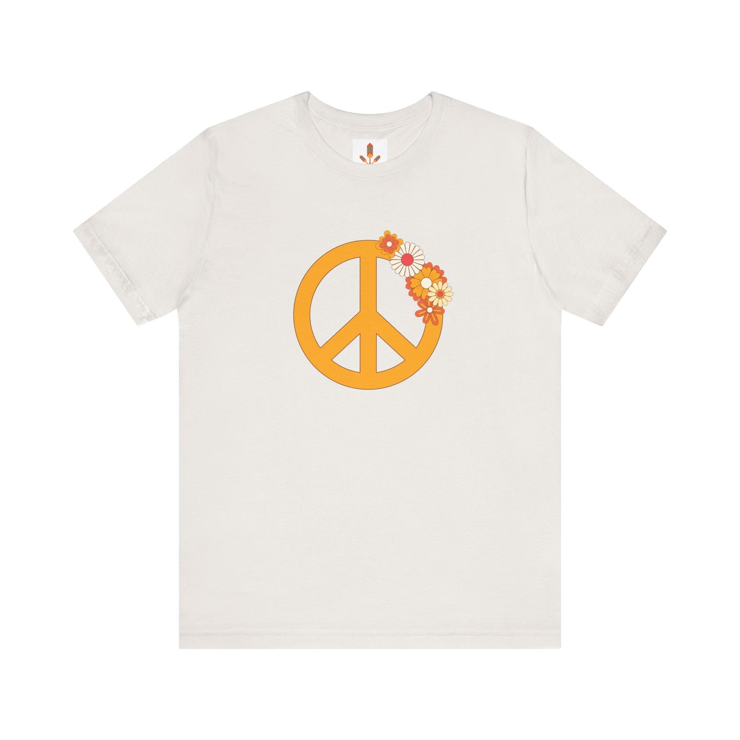 Peace Sign with Flowers T-shirt