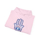 Hamsa Hand with Blue Eye Hoodie
