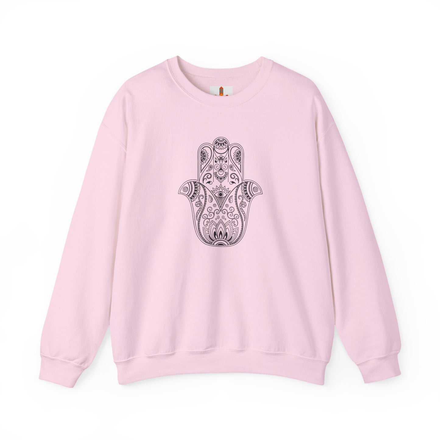 Lotus Flower Hamsa Hand Sweatshirt