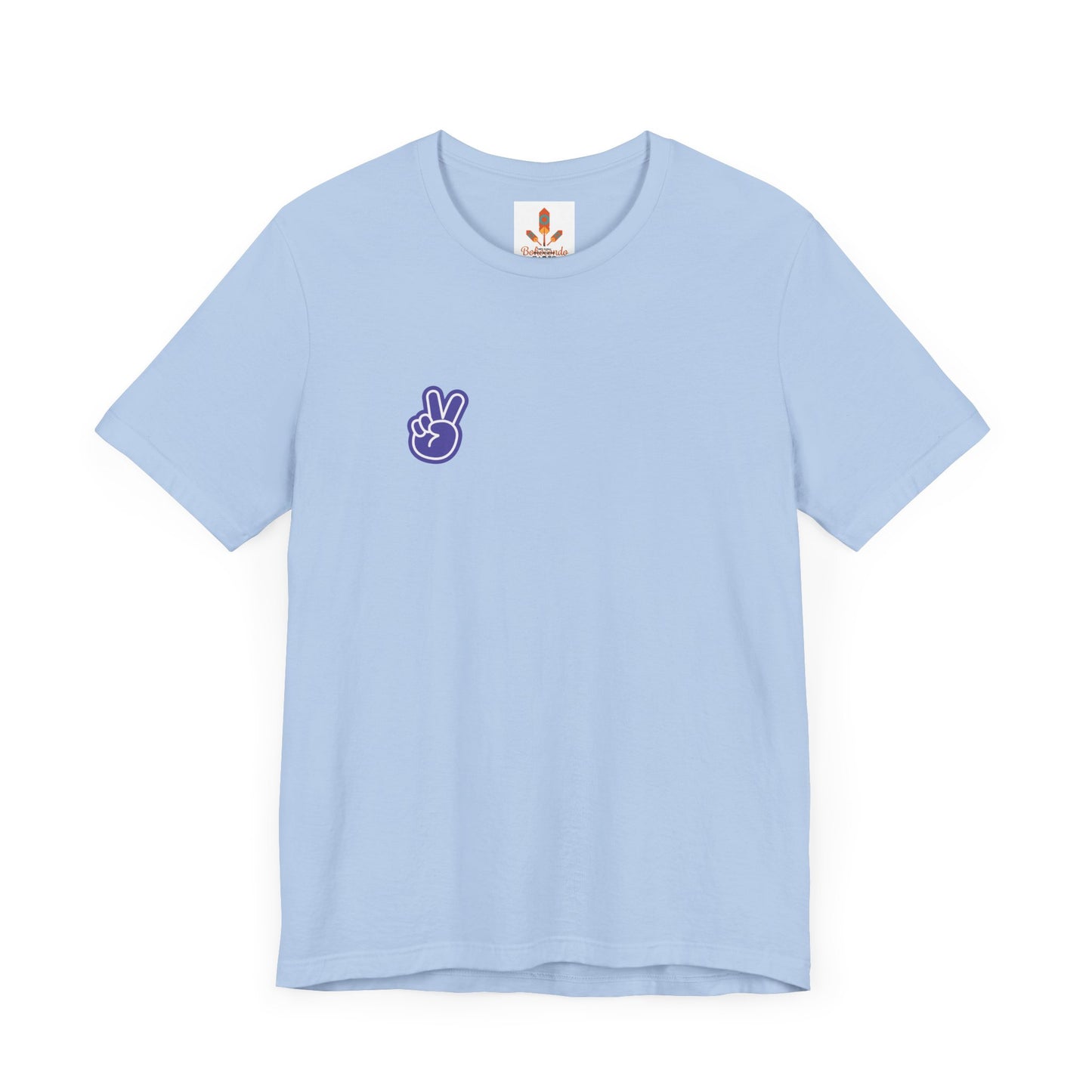 Purple Peace Hand Sign T-shirt