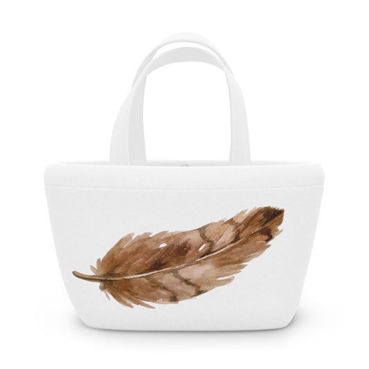 Brown Feather Bag