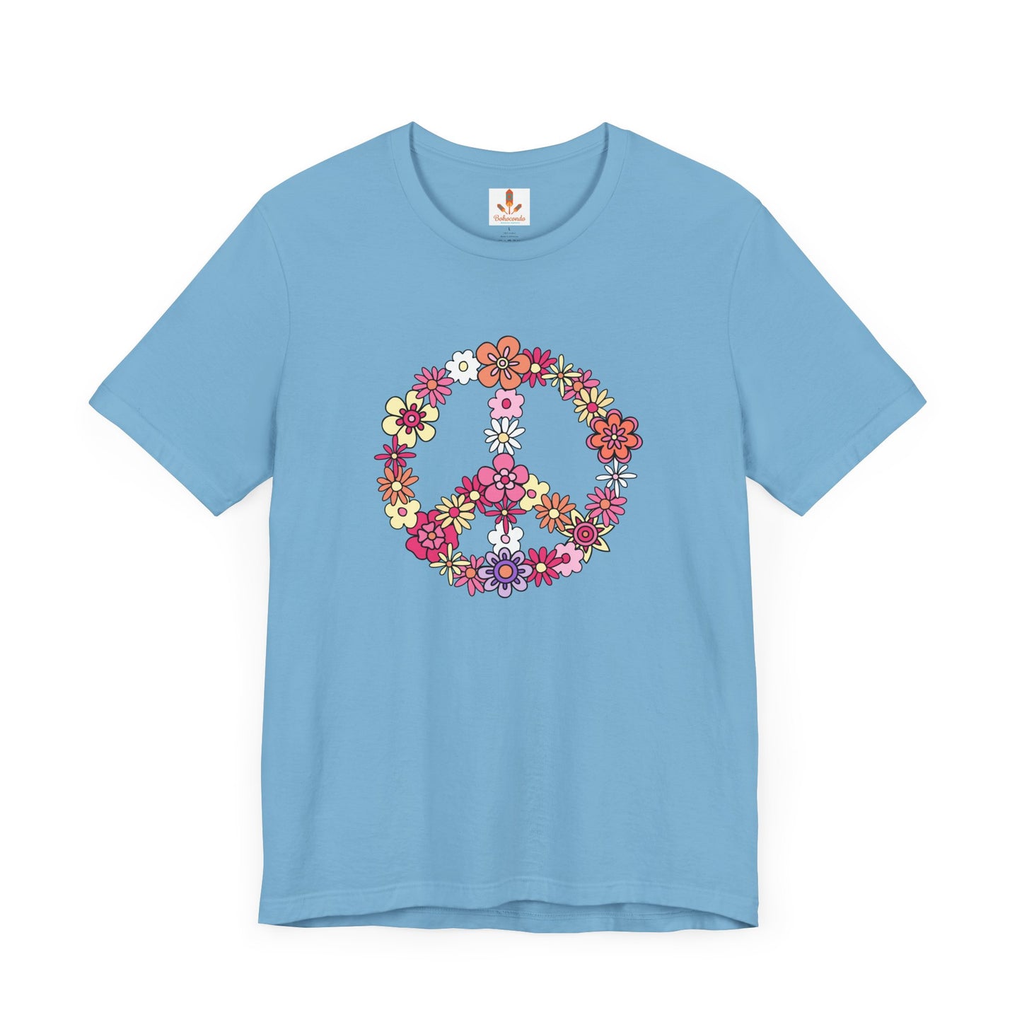 Peace Sign made from Flowers T-shirt