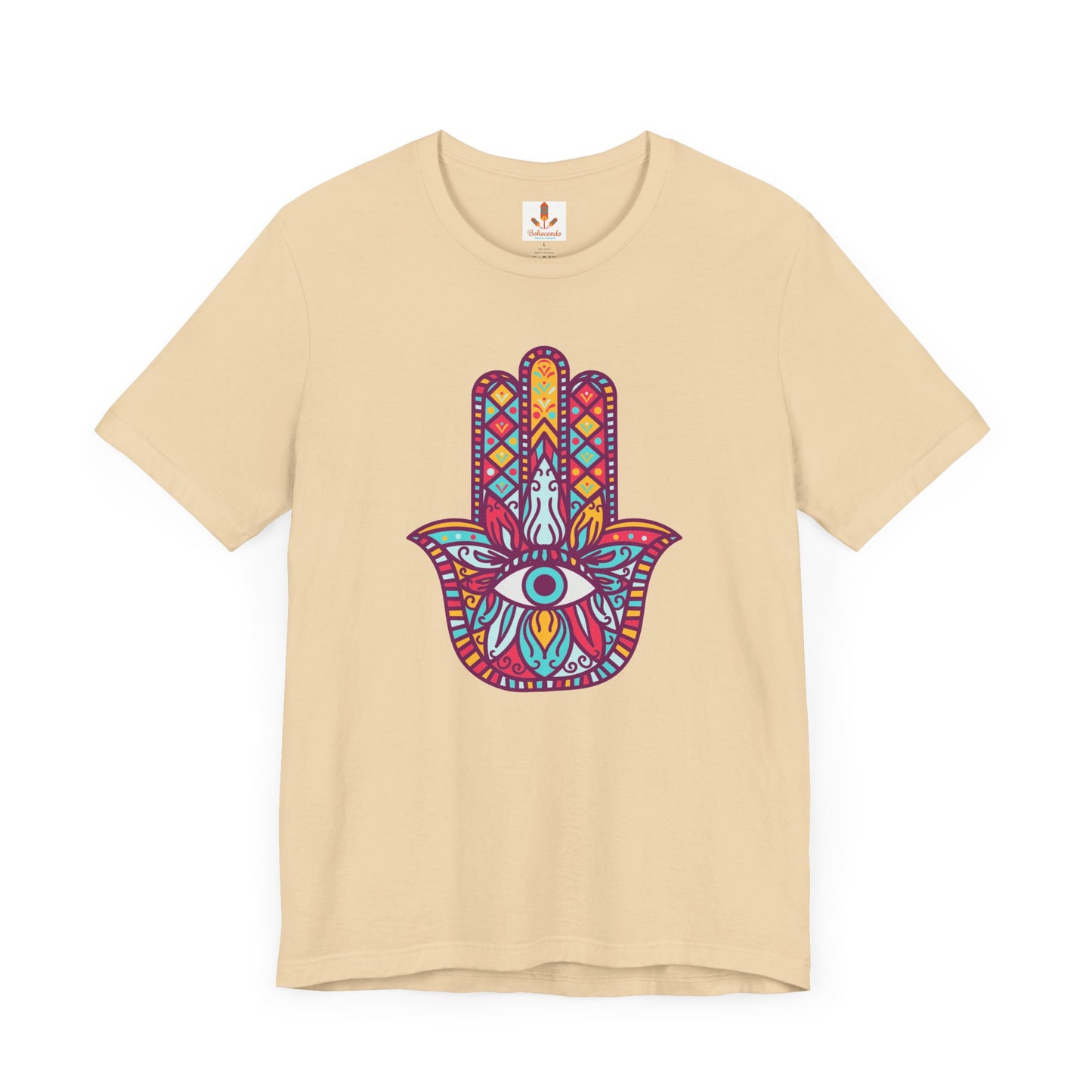 Colorful Fatima Hamsa Hand T-shirt
