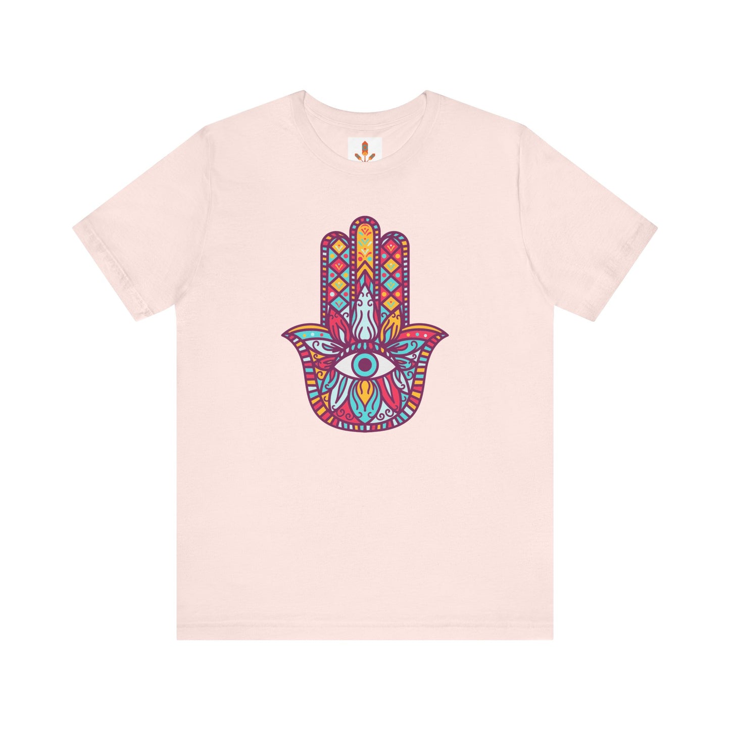 Colorful Fatima Hamsa Hand T-shirt