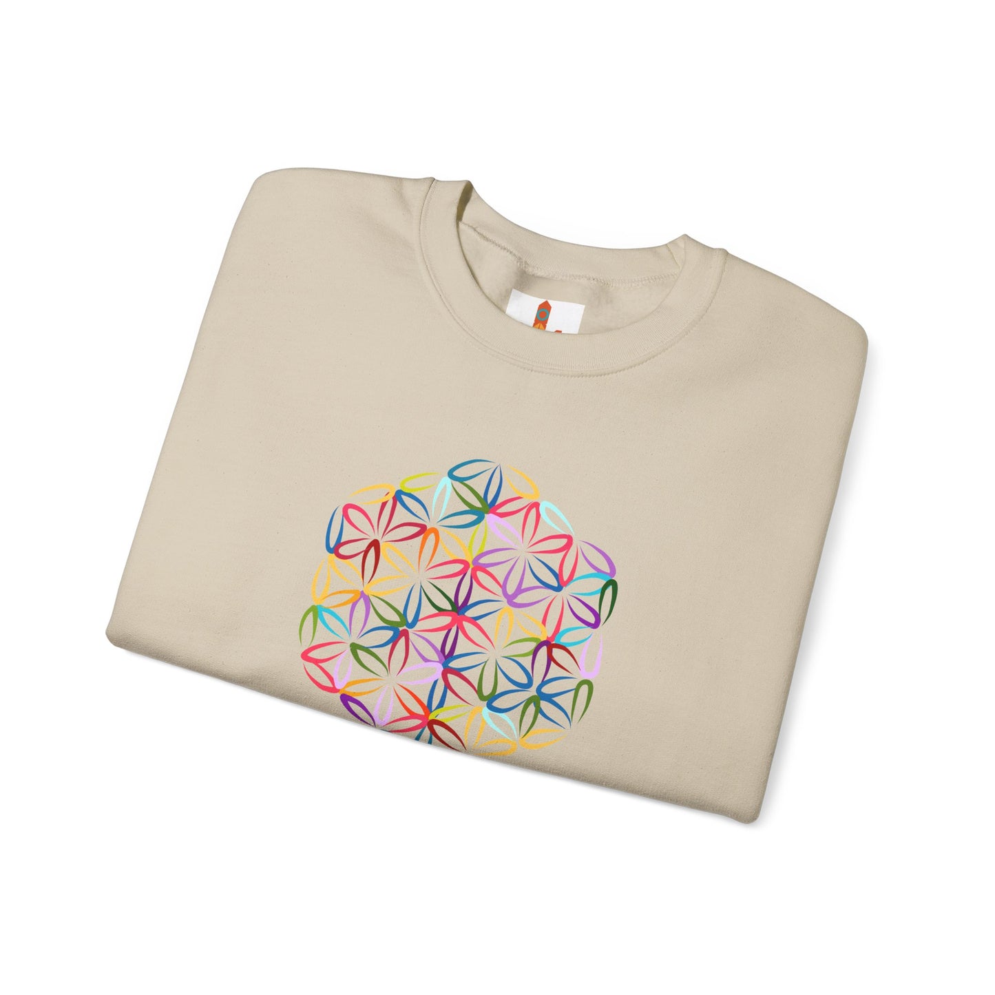 Multicolor Flower of Life Sweatshirt