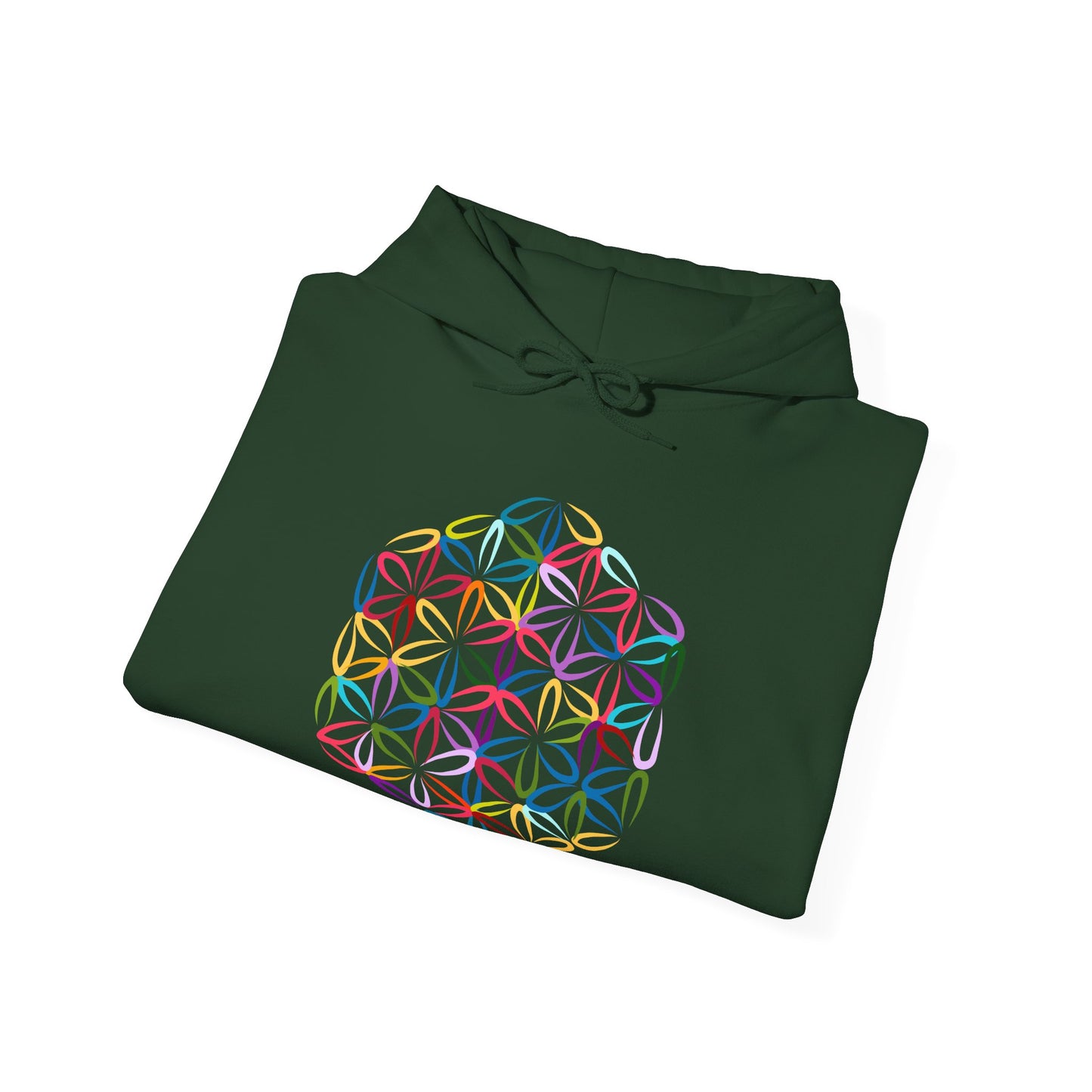 Multicolor Flower of Life Hoodie