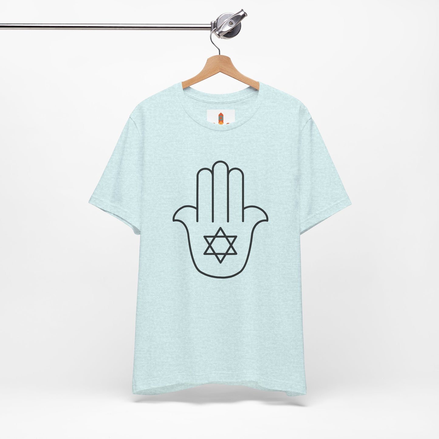 Simple Star of David in Hamsa Hand T-shirt