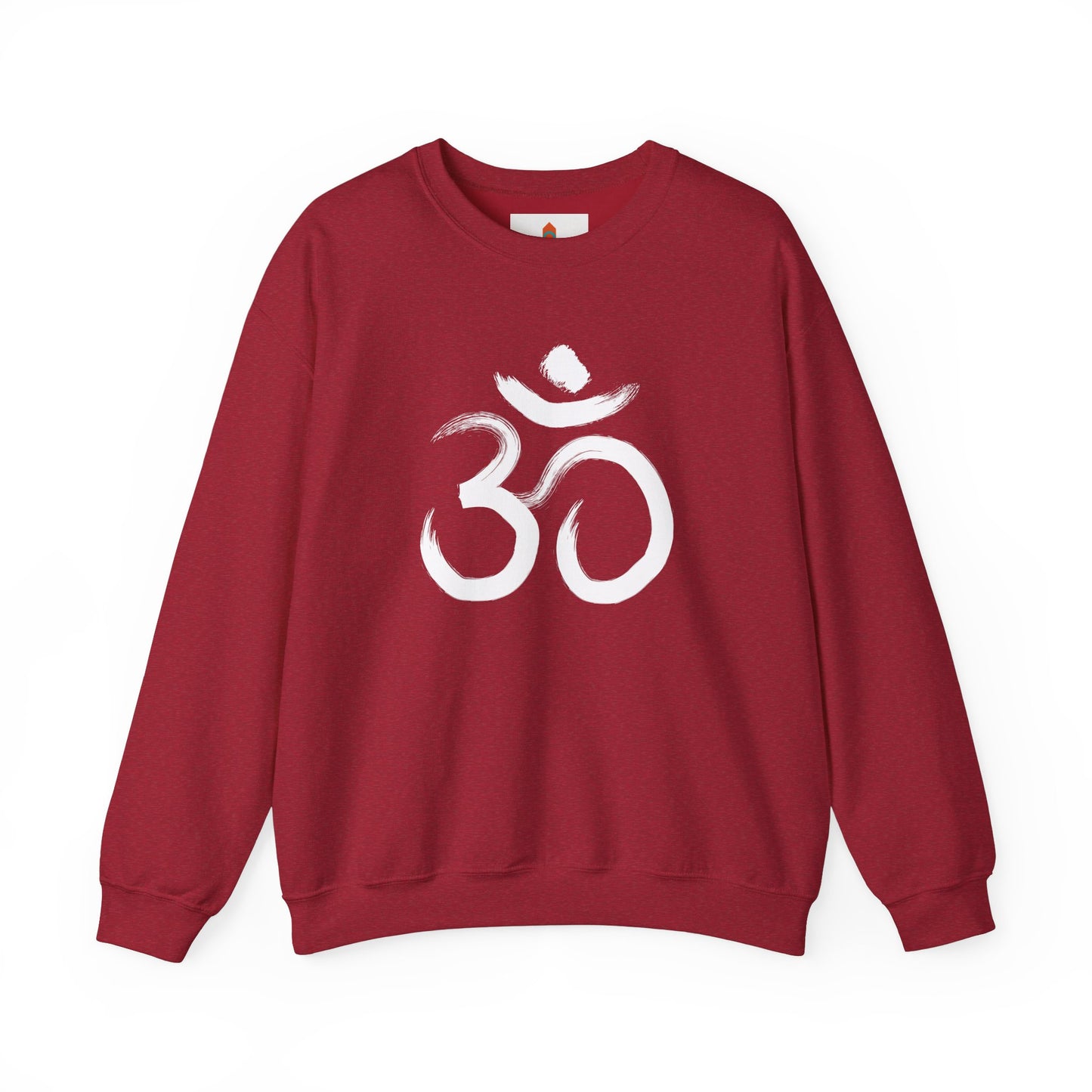 White Om Drawing Sweatshirt