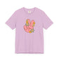 Peace Hand Sign with Flowers T-shirt