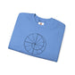 Spiral of Life in Circle Drawing Sweatshirt
