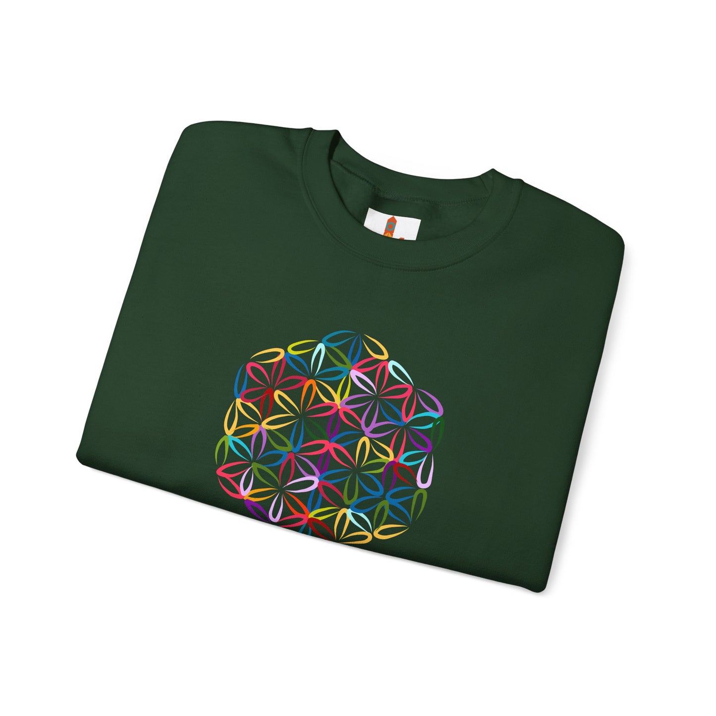Multicolor Flower of Life Sweatshirt