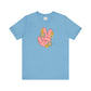Peace Hand Sign with Flowers T-shirt