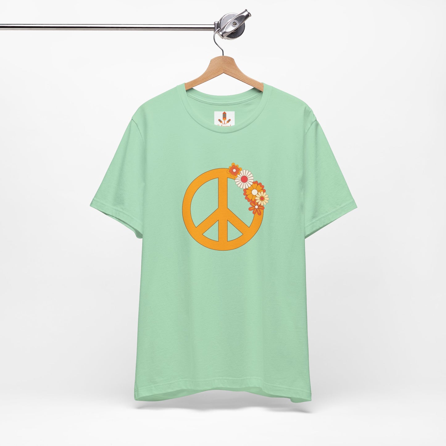 Peace Sign with Flowers T-shirt