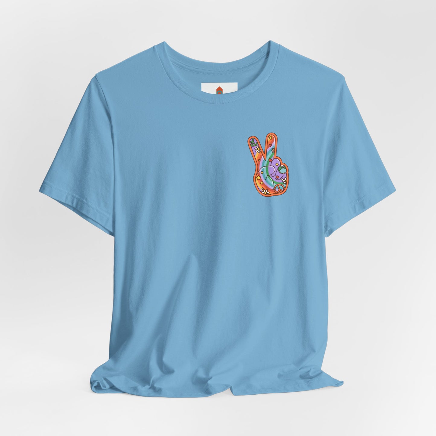 Hippie Peace Hand Sign T-shirt