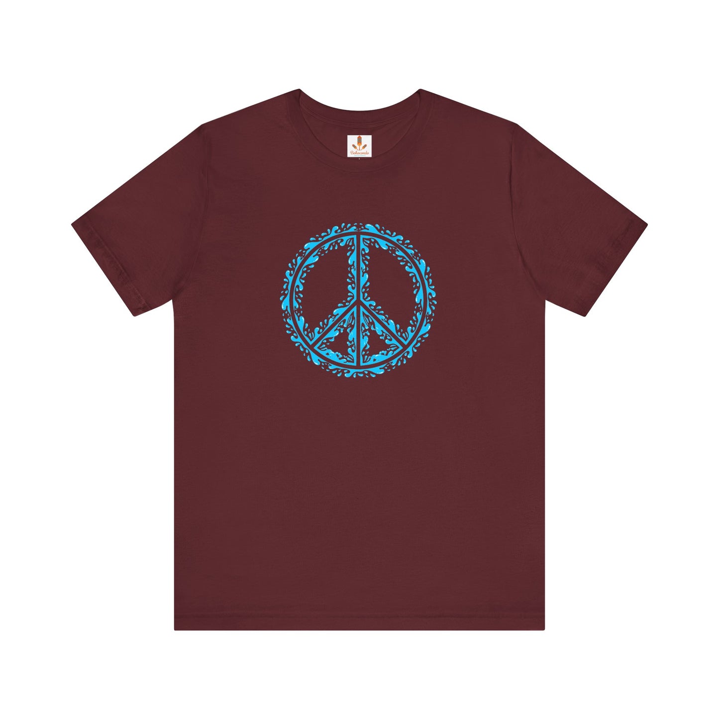 Peace Sign with Water Design T-shirt