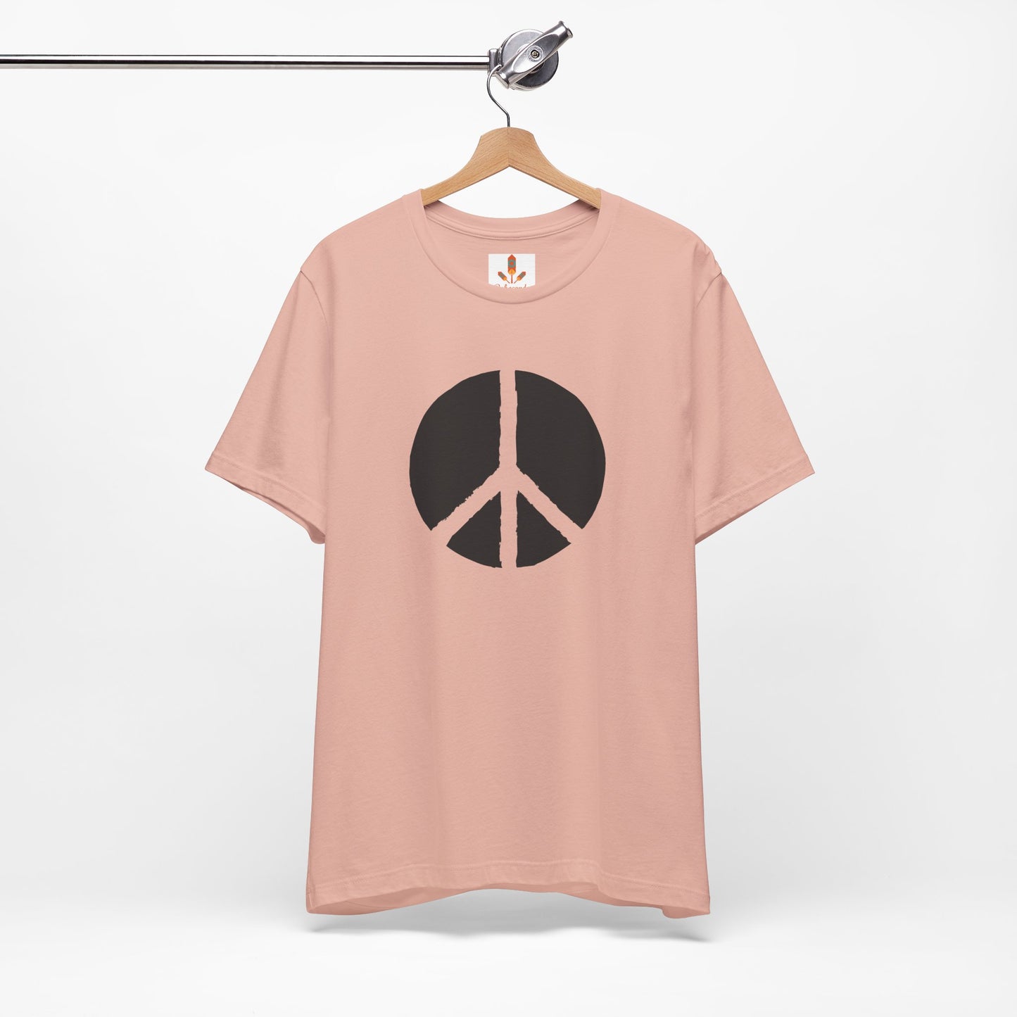Simple Peace Sign Design T-shirt