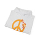 Peace Sign with Flowers Hoodie