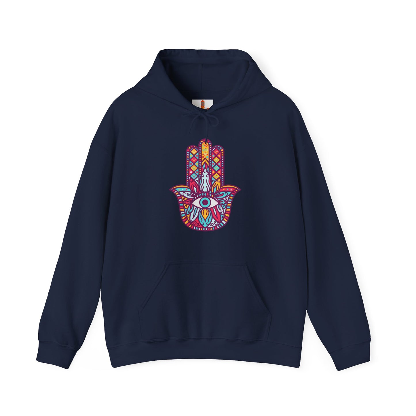 Colorful Fatima Hamsa Hand Hoodie