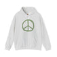 Green Peace Sign Hoodie