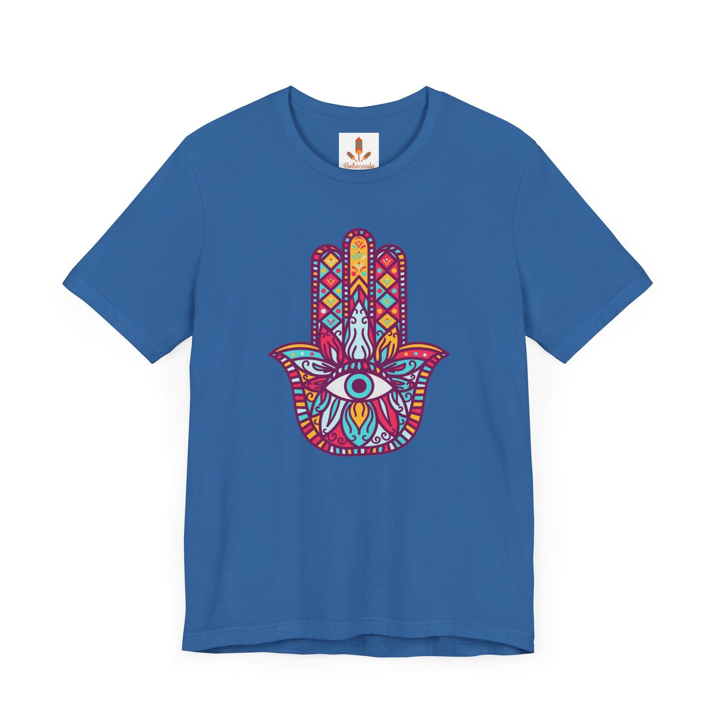 Colorful Fatima Hamsa Hand T-shirt