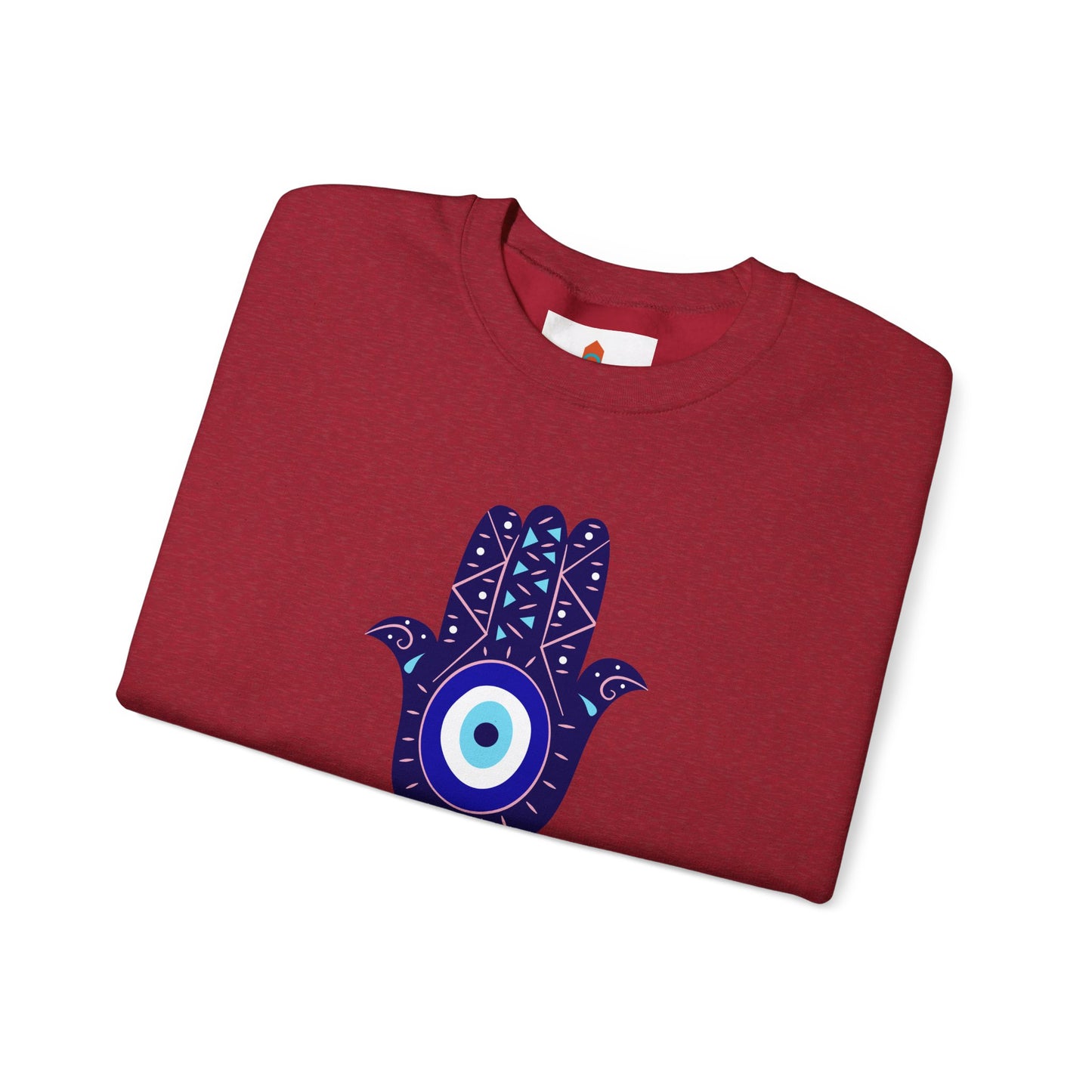 Blue Hamsa Hand Sweatshirt