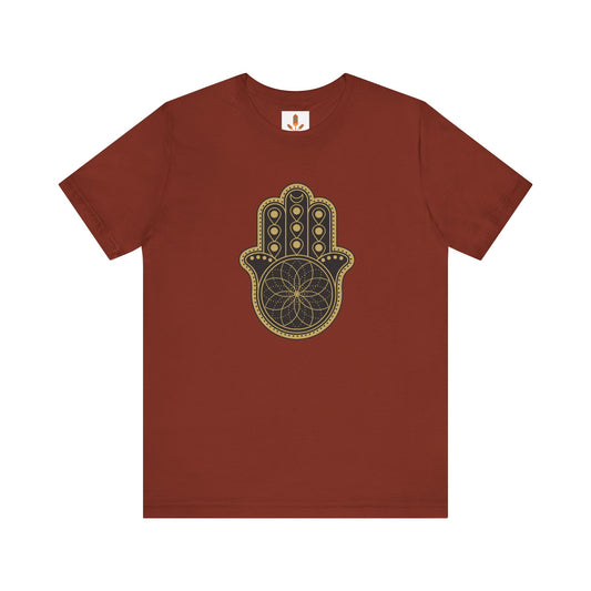 Hamsa Hand with Mandala T-shirt