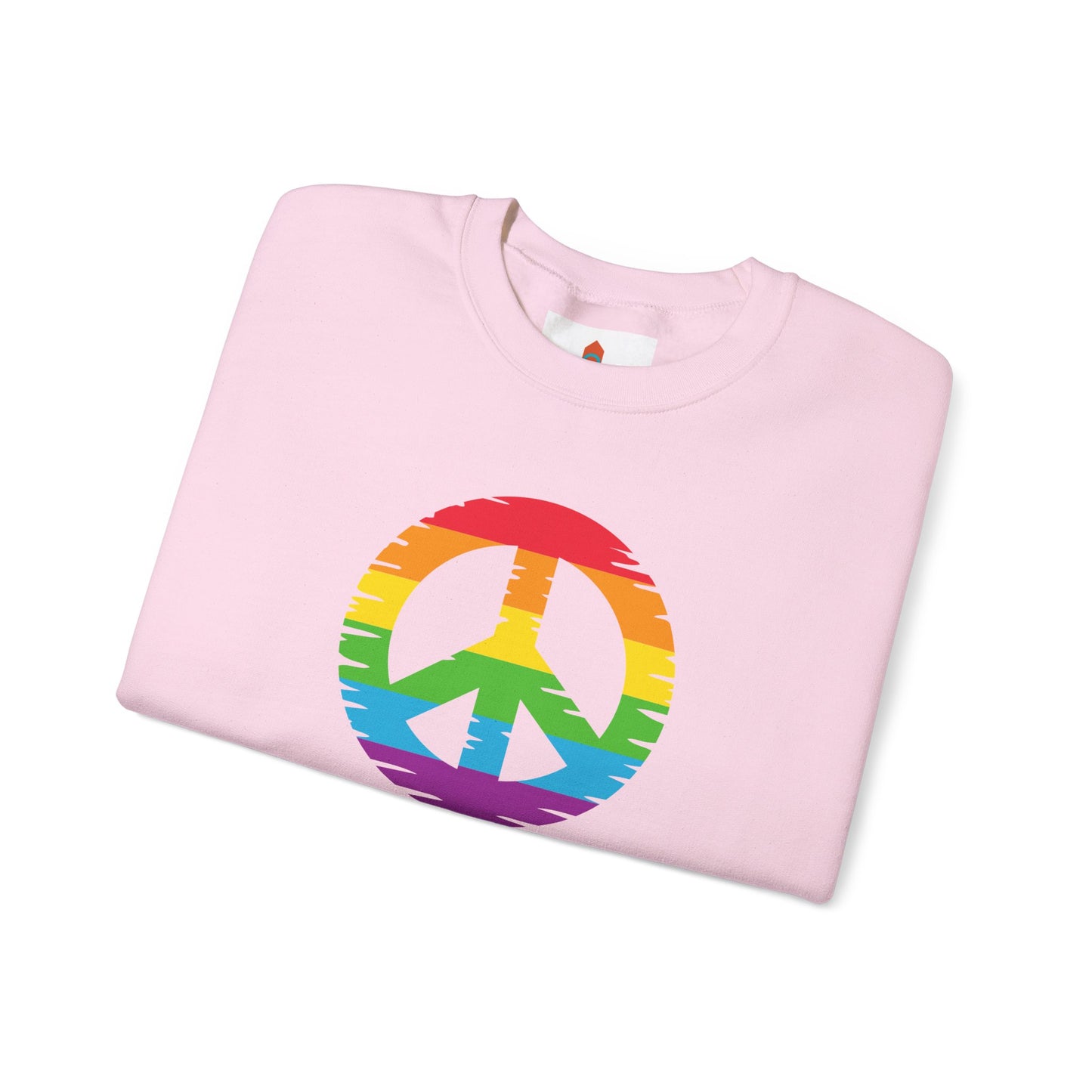 Rainbow Peace Sign Sweatshirt