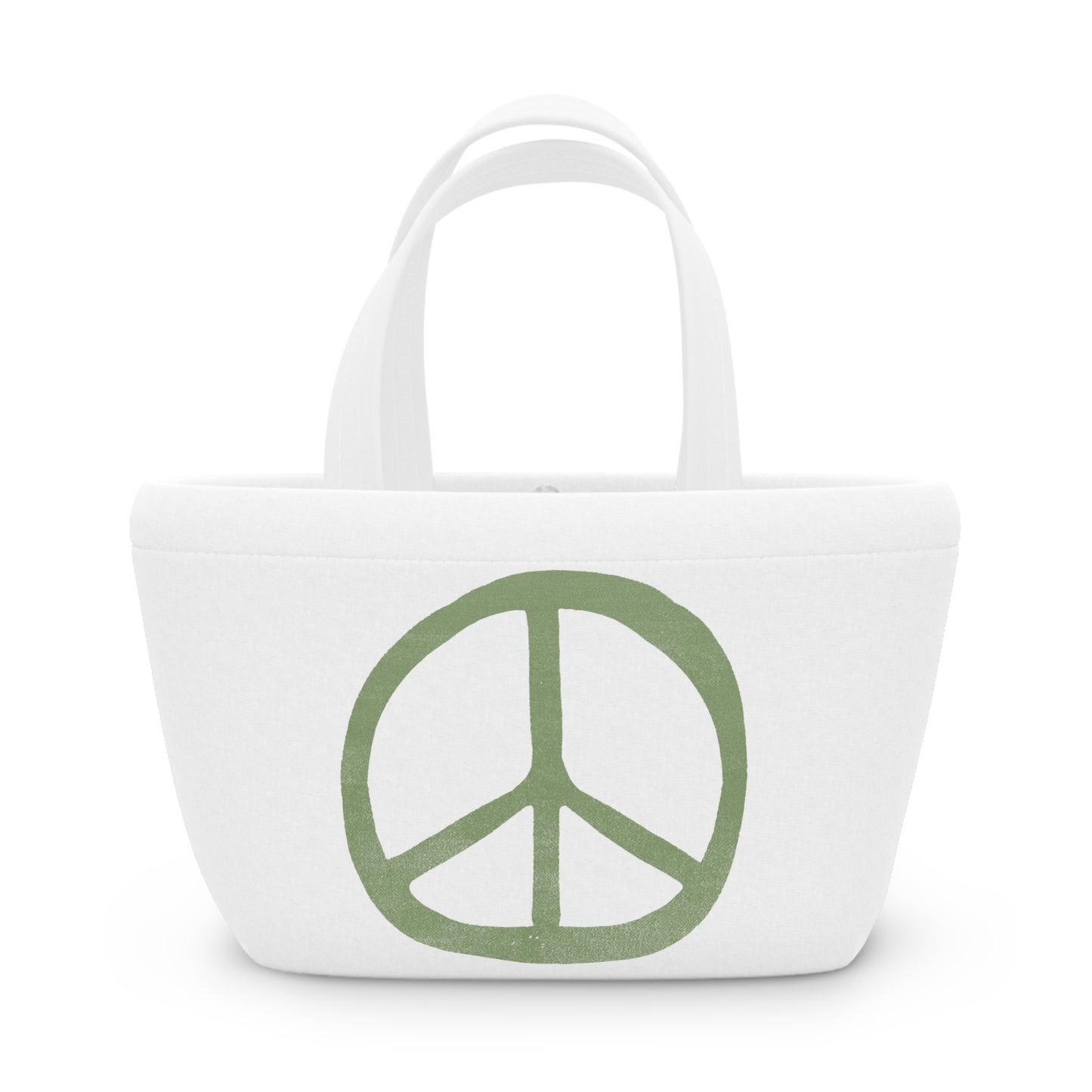 Green Peace Sign Bag