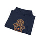 Brown Hamsa Hand Hoodie