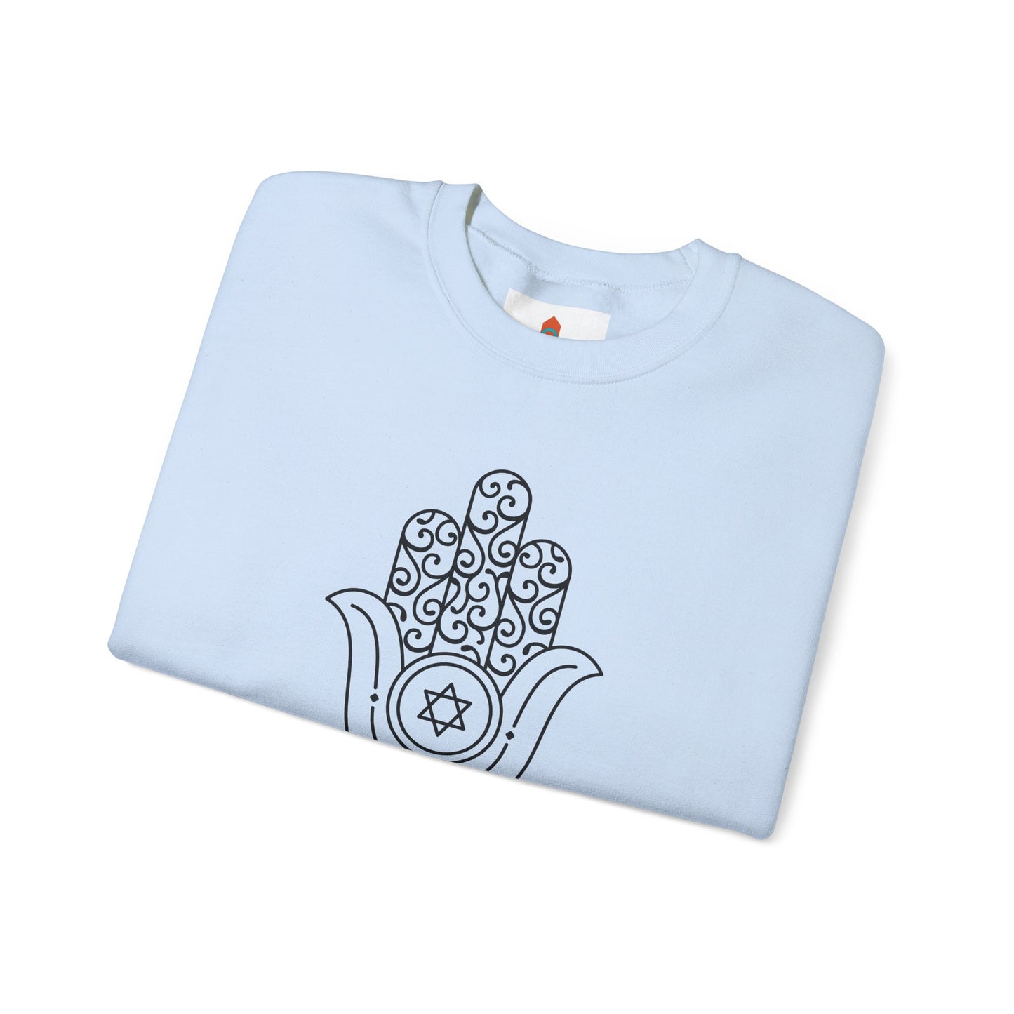 David Star in Hamsa Hand Sweatshirt