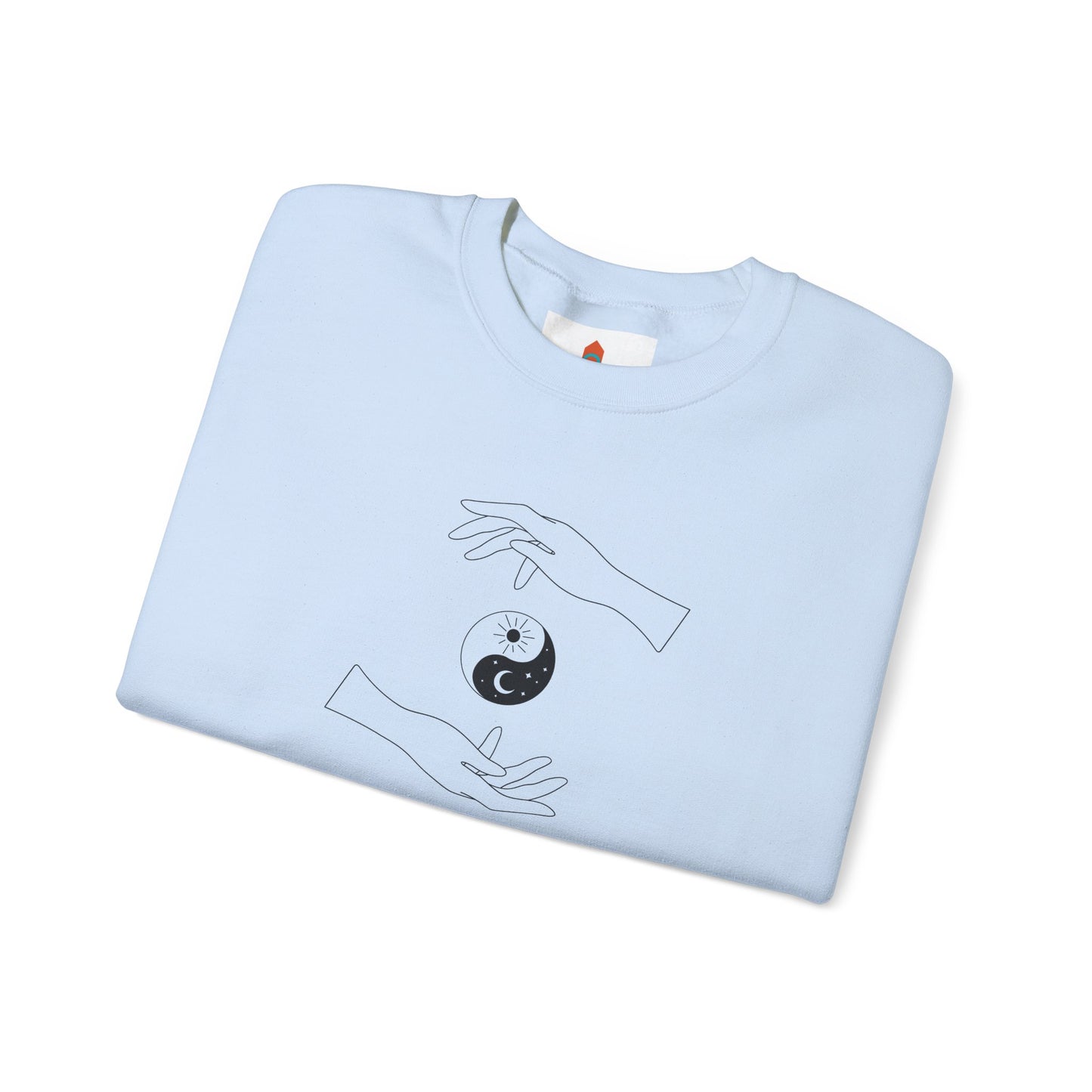 Yin Yang with Two Hands Sweatshirt