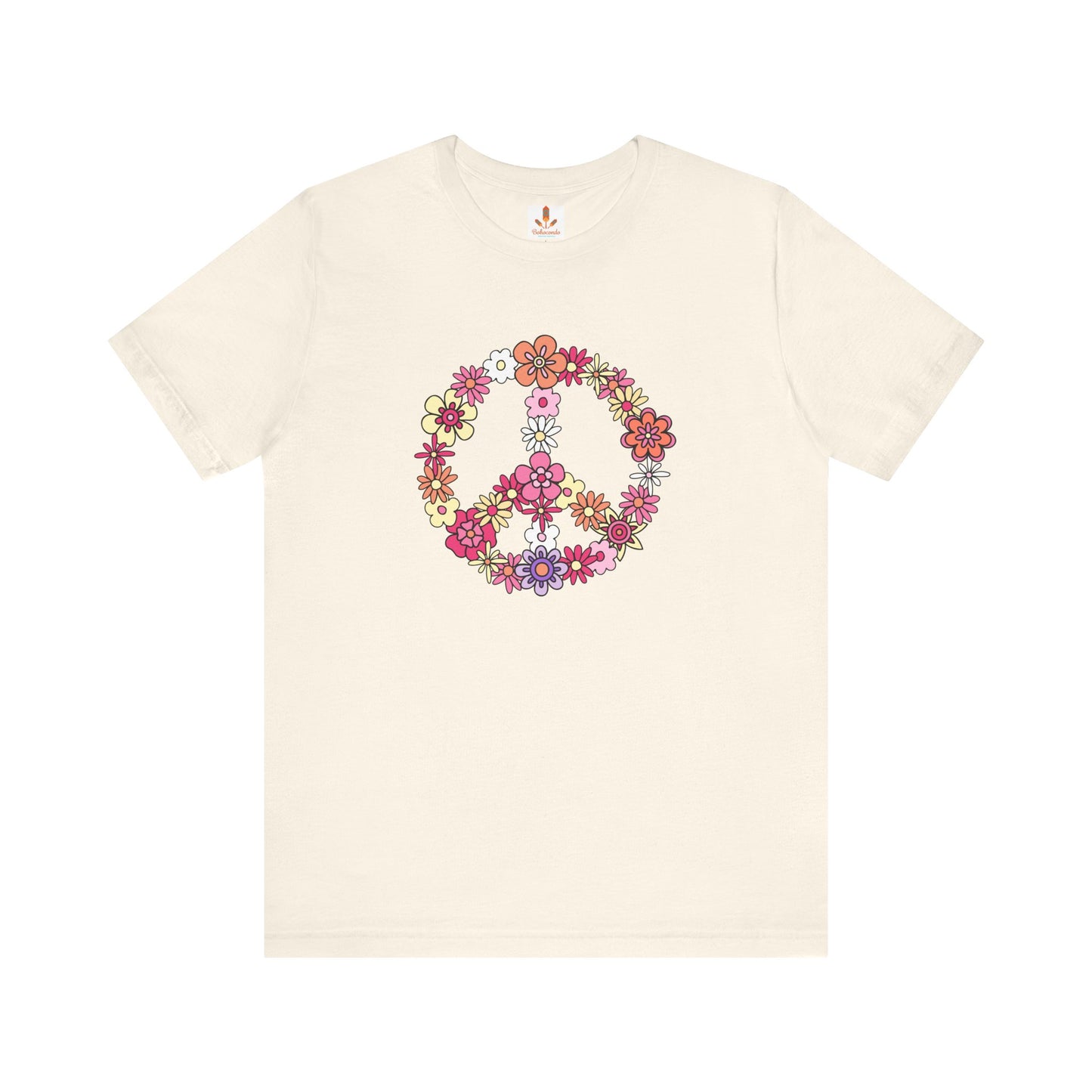 Peace Sign made from Flowers T-shirt