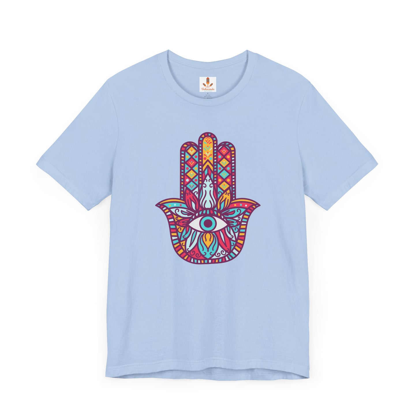 Colorful Fatima Hamsa Hand T-shirt