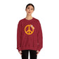 Peace Sign with Flowers Sweatshirt