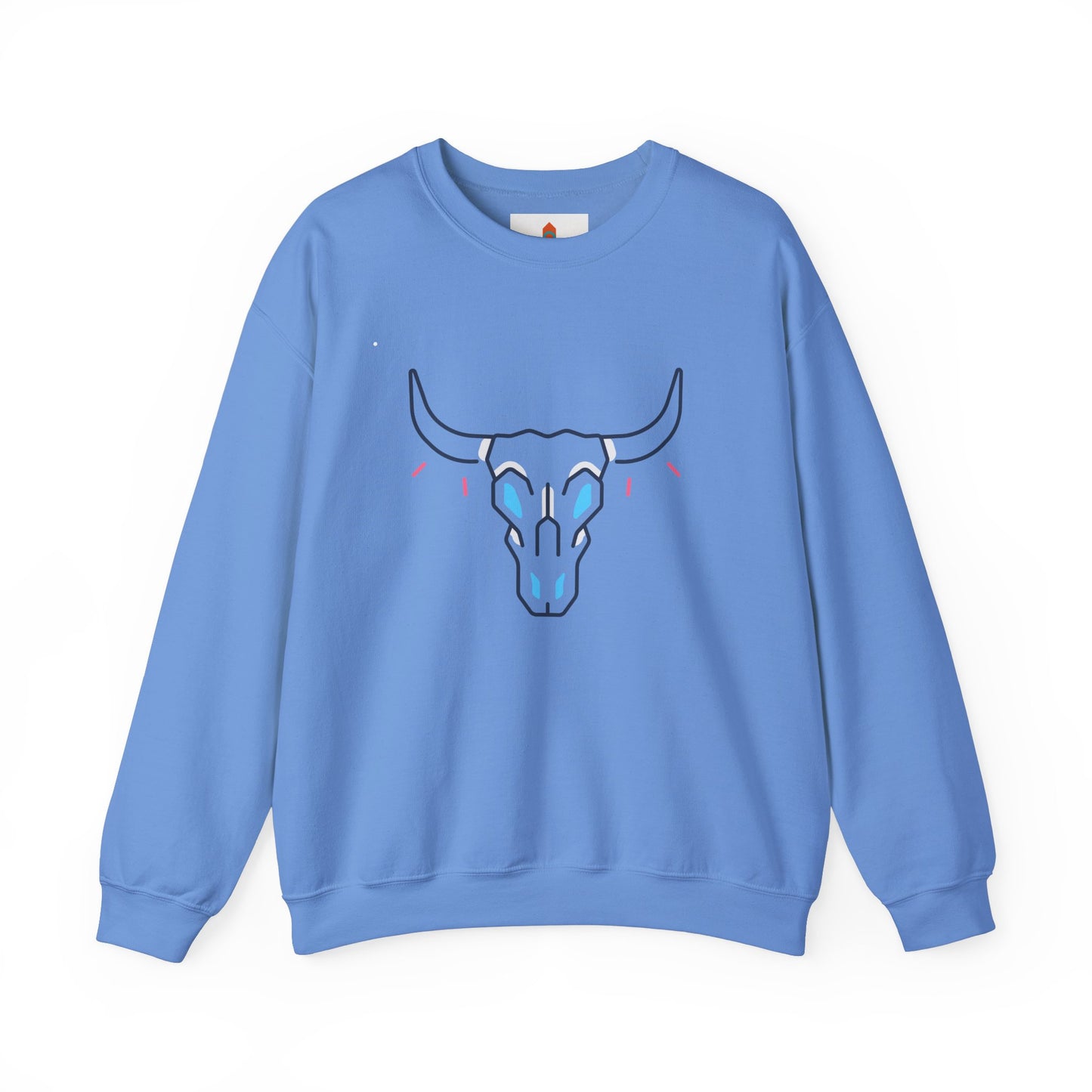 Buffalo Skull Drawing Sweatshirt