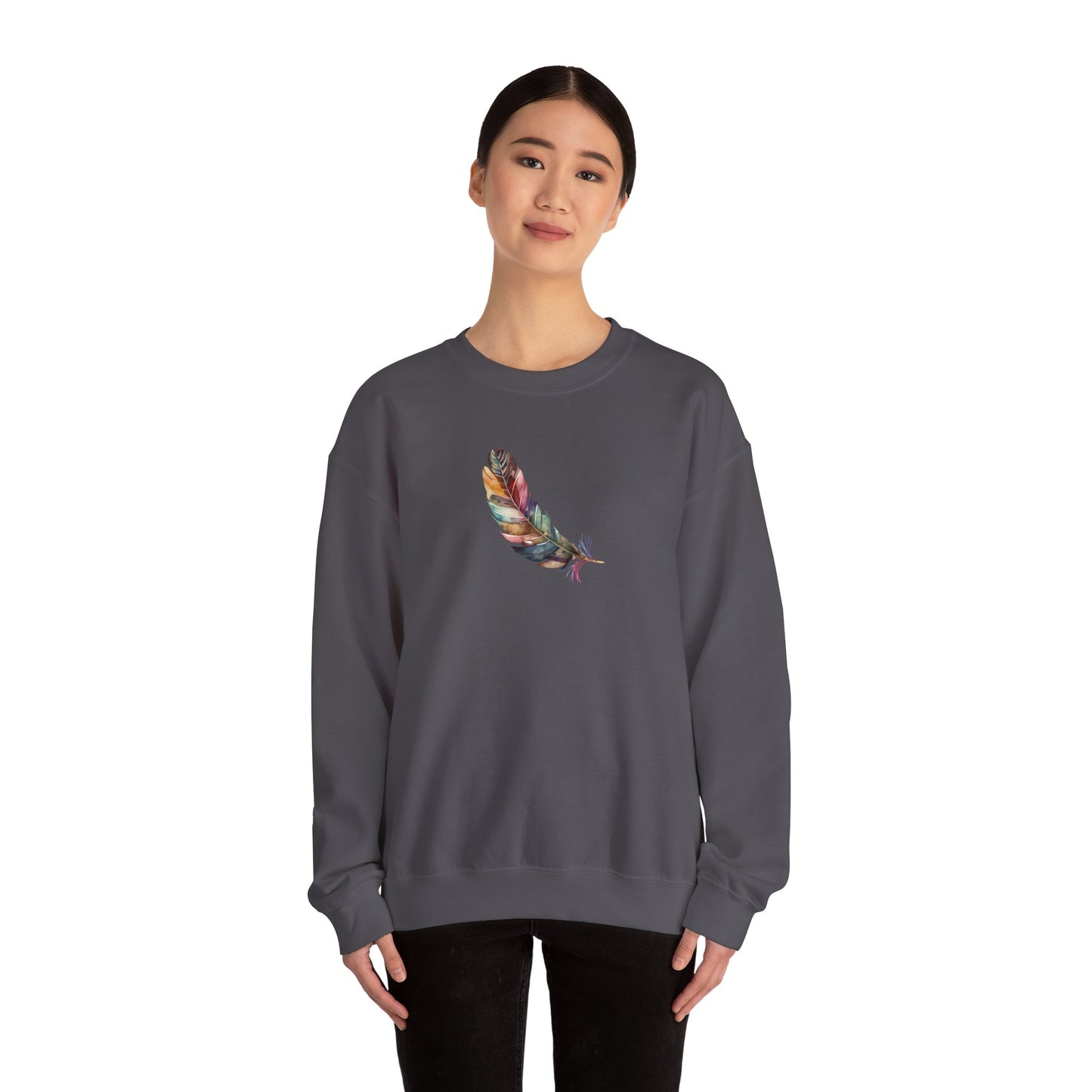 Feather Drawing Sweatshirt