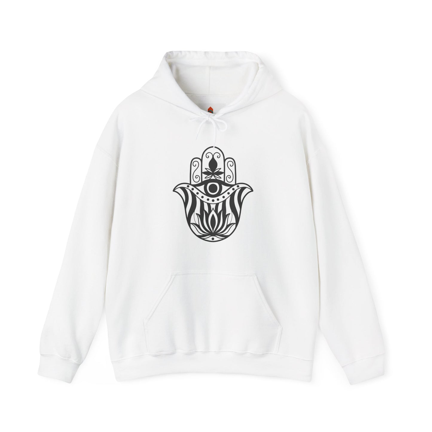 Hamsa Lotus Art Hoodie