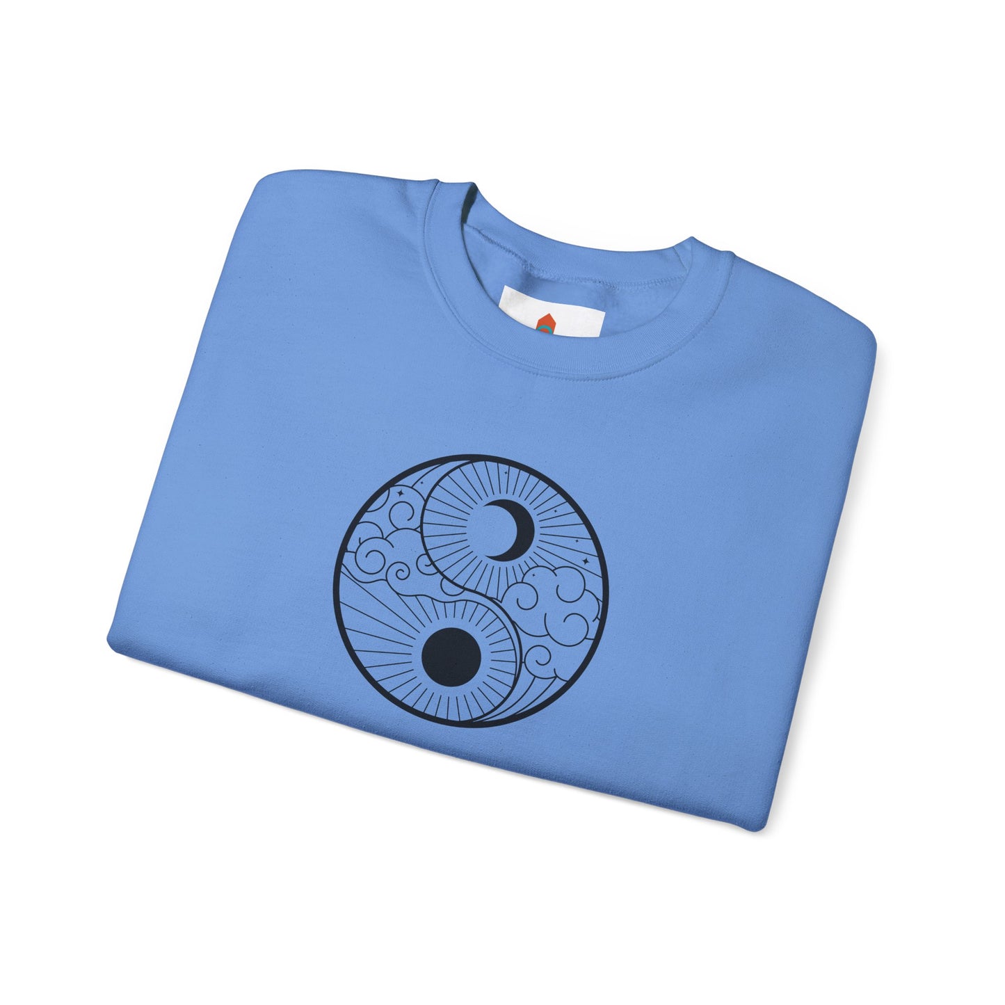 Yin Yang Sun and Moon Design Sweatshirt