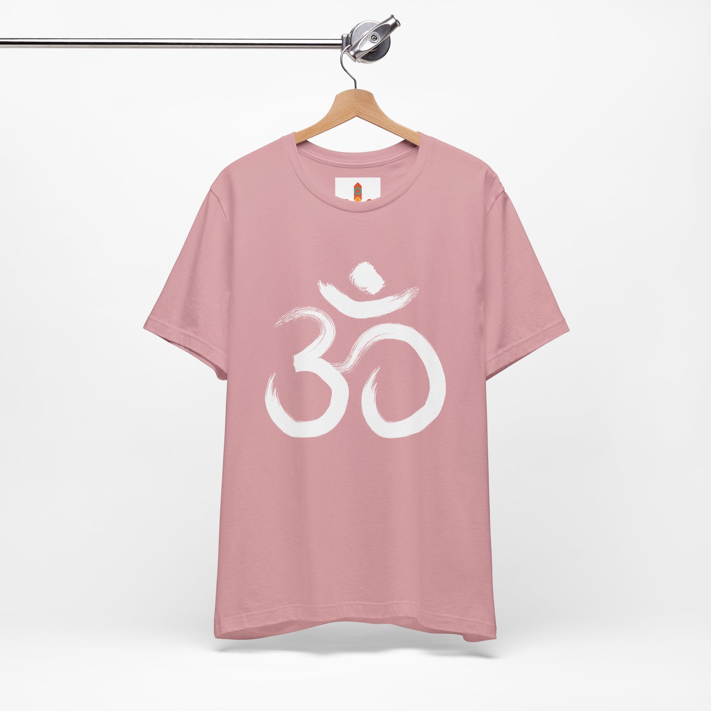 White Om Drawing T-shirt