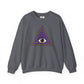 White Evil Eye and Pyramid Sweatshirt