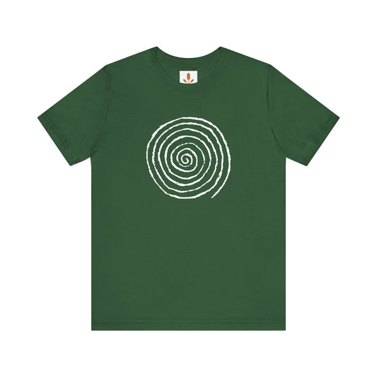 White Spiral of Life T-shirt