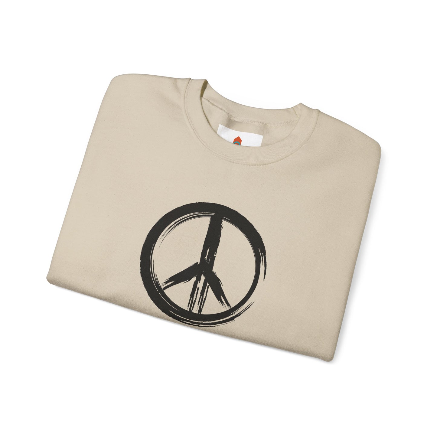 Brush Strokes Peace Sign Sweatshirt