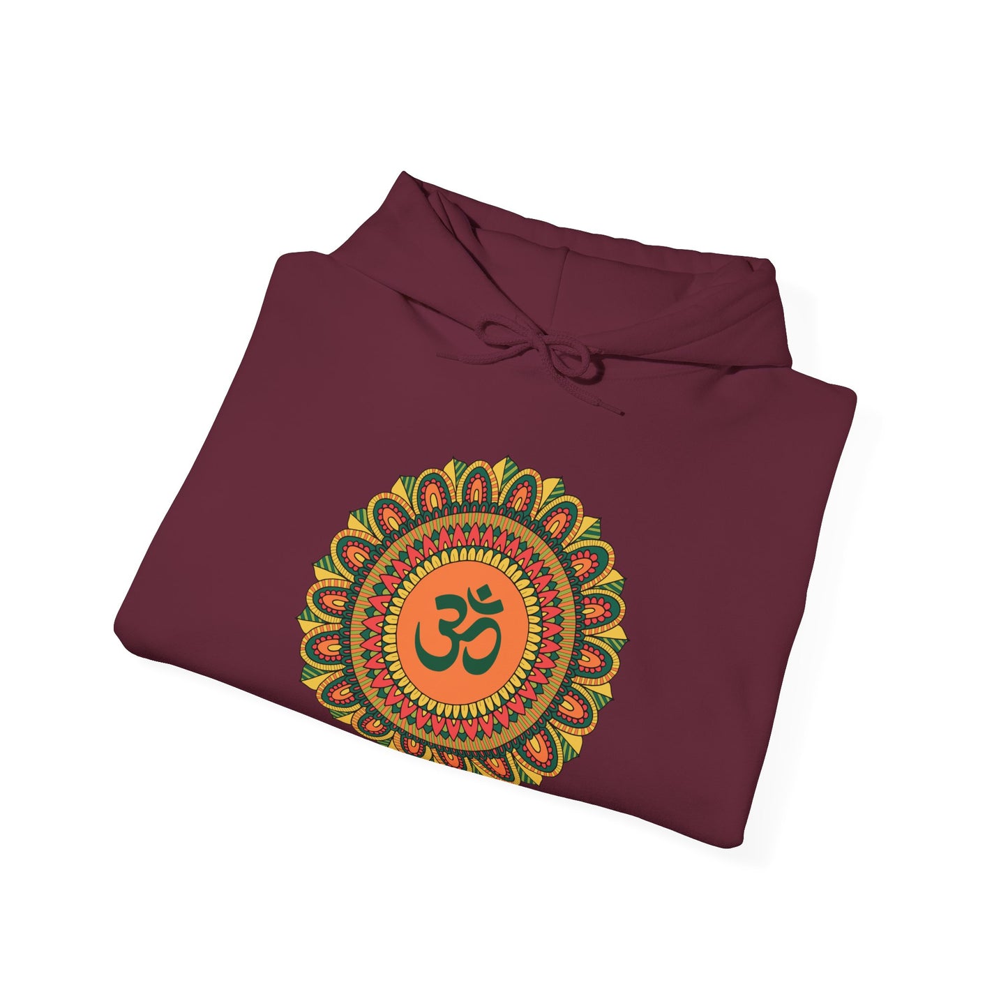 Om Multicolor Mandala Hoodie