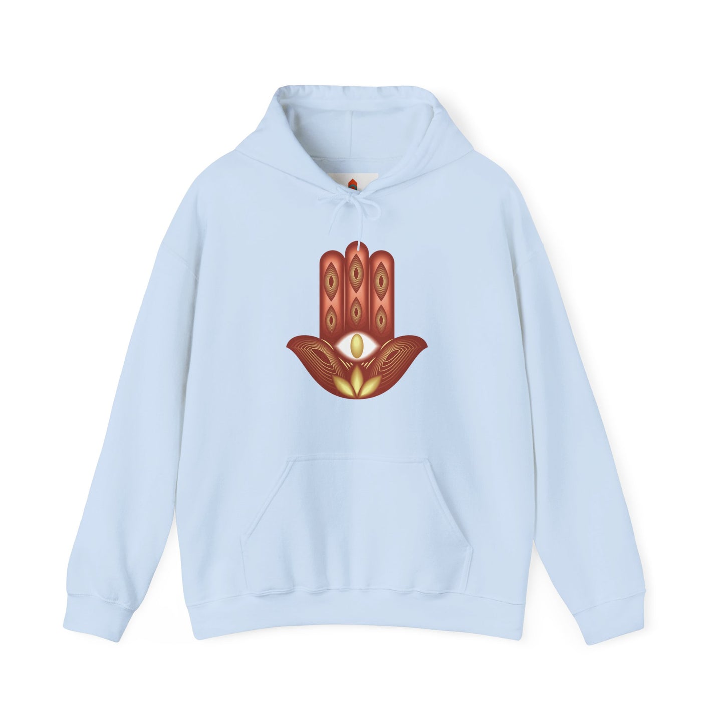 Colorful Hamsa Lotus Hoodie