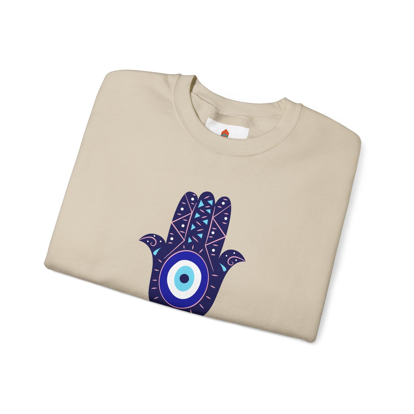 Blue Hamsa Hand Sweatshirt